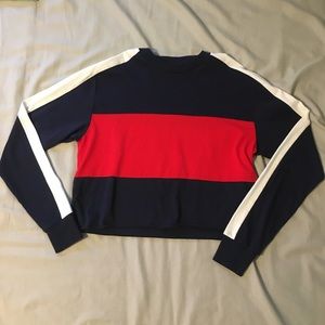 Tna lon sleeve crop top